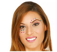 Bijoux visage Etoiles adhésives