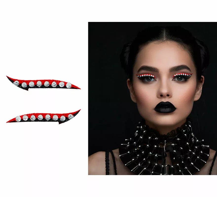 Translation missing: fr.Joyas Faciales Eyeliner Glitter rojo