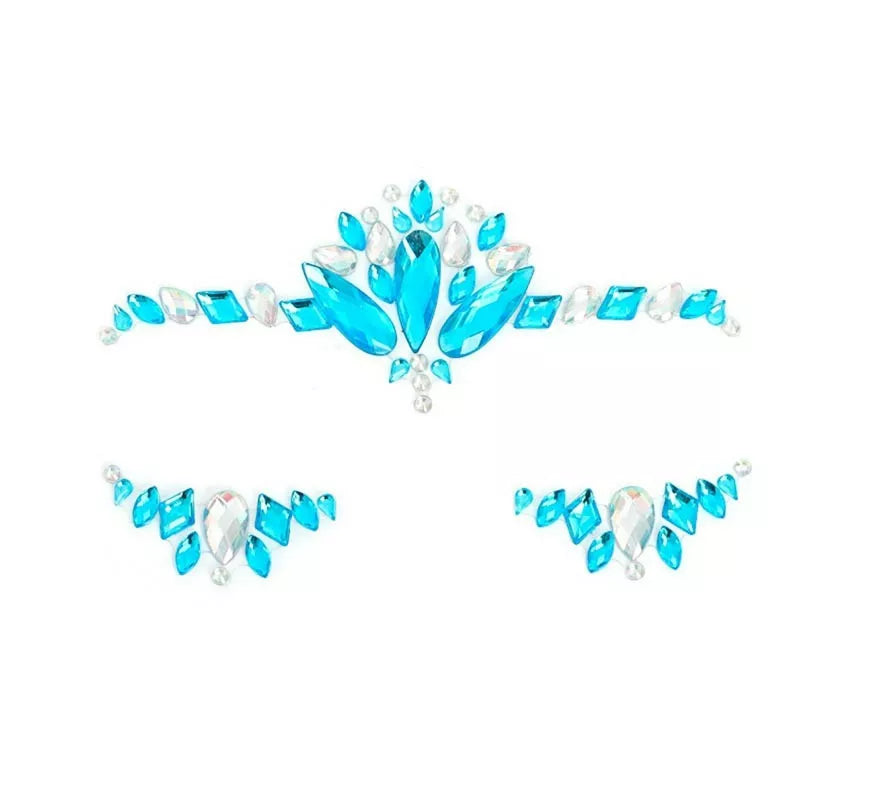 Translation missing: fr.Joyas Faciales gotas azul mar y plateado