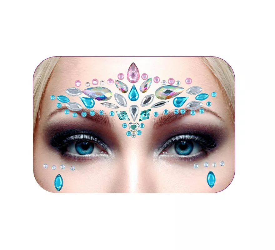 Translation missing: fr.Joyas Faciales gotas azul y lila brillantes