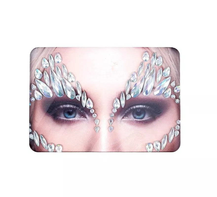 Translation missing: fr.Joyas Faciales gotas plateadas brillantes