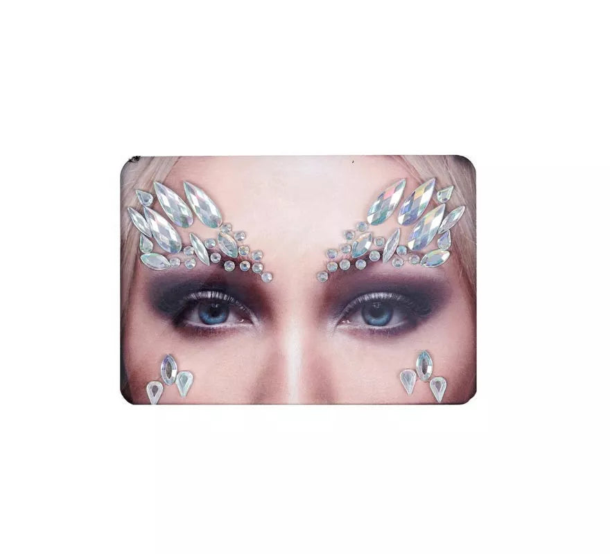 Translation missing: fr.Joyas Faciales gotas plateadas brillantes