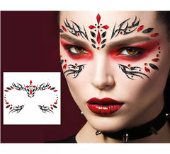 Bijoux gothiques pour le visage