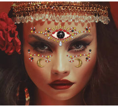 Bijoux faciaux adhésifs moyens