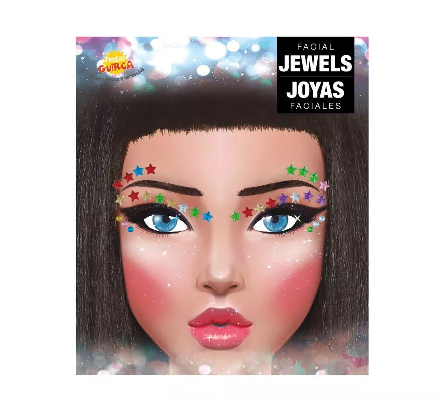 Translation missing: fr.Joyas Faciales Pestañas y Cejas Estrellas multicolor