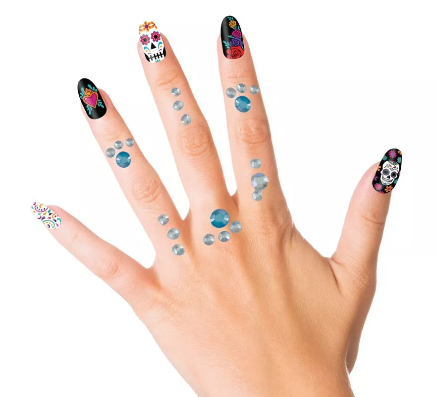Translation missing: fr.Joyas Faciales y Uñas azul Diamantes elegantes