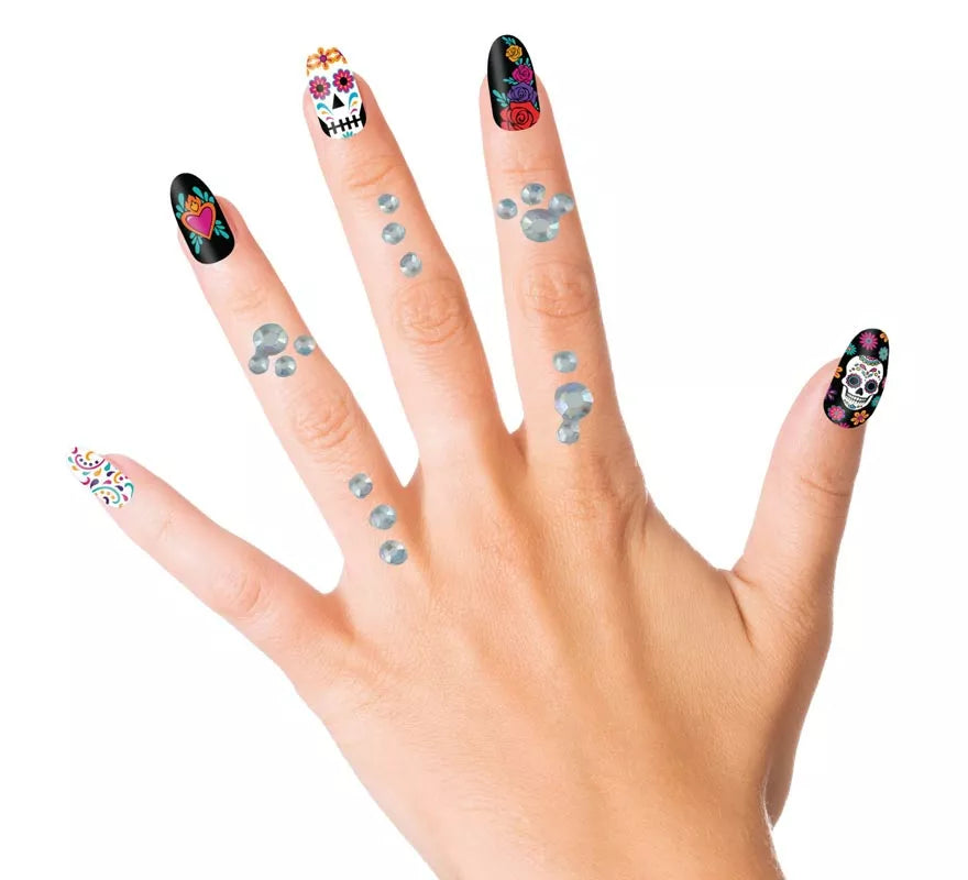 Translation missing: fr.Joyas Faciales y Uñas plateado Diamantes elegantes
