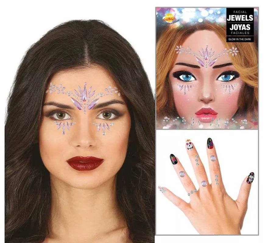 Translation missing: fr.Joyas Faciales y Uñas rosa Diamantes elegantes