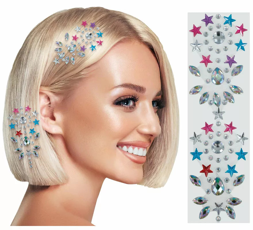 Translation missing: fr.Joyas para el Cabello multicolor de 13x25 cm adulto