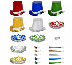 Kit de 5 cadeaux holographiques multicolores Las Vegas Party