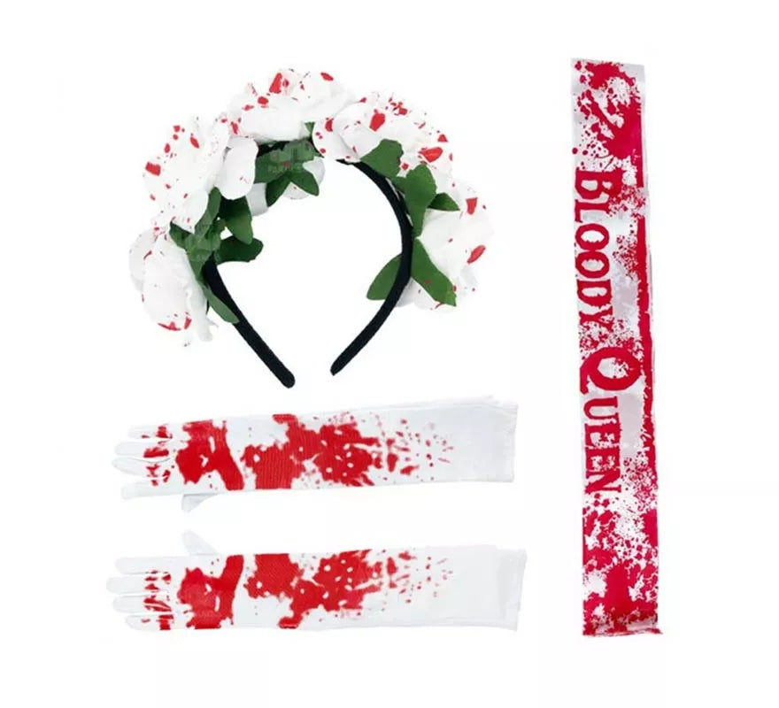 Translation missing: fr.Kit Bloody Queen: Diadema, Banda y Guantes