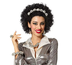 Disco Balls Kit: Diadema, boucles d'oreilles, bague, bracelet et collier