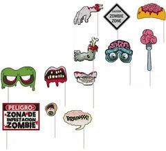 Kit de 12 pièces pour Photocall Halloween