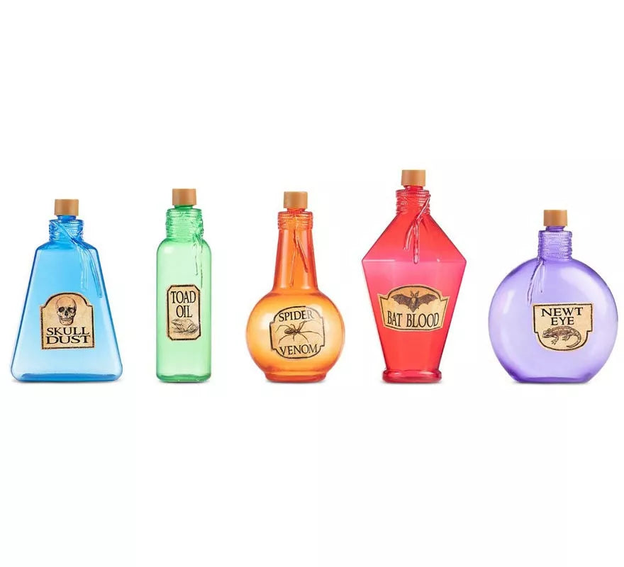 Translation missing: fr.Kit de 5 Botellas de Pociones decorativas de 21,25x21x5,6 cm