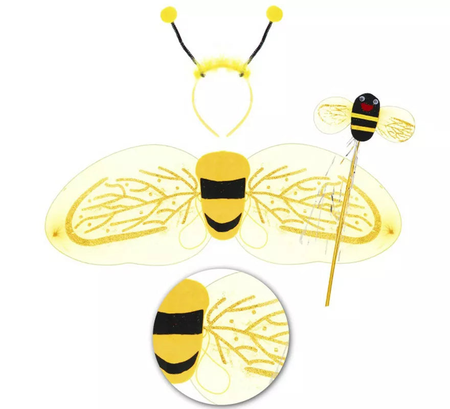 Translation missing: fr.Kit de Abeja Infantil: Alas, Diadema y Varita