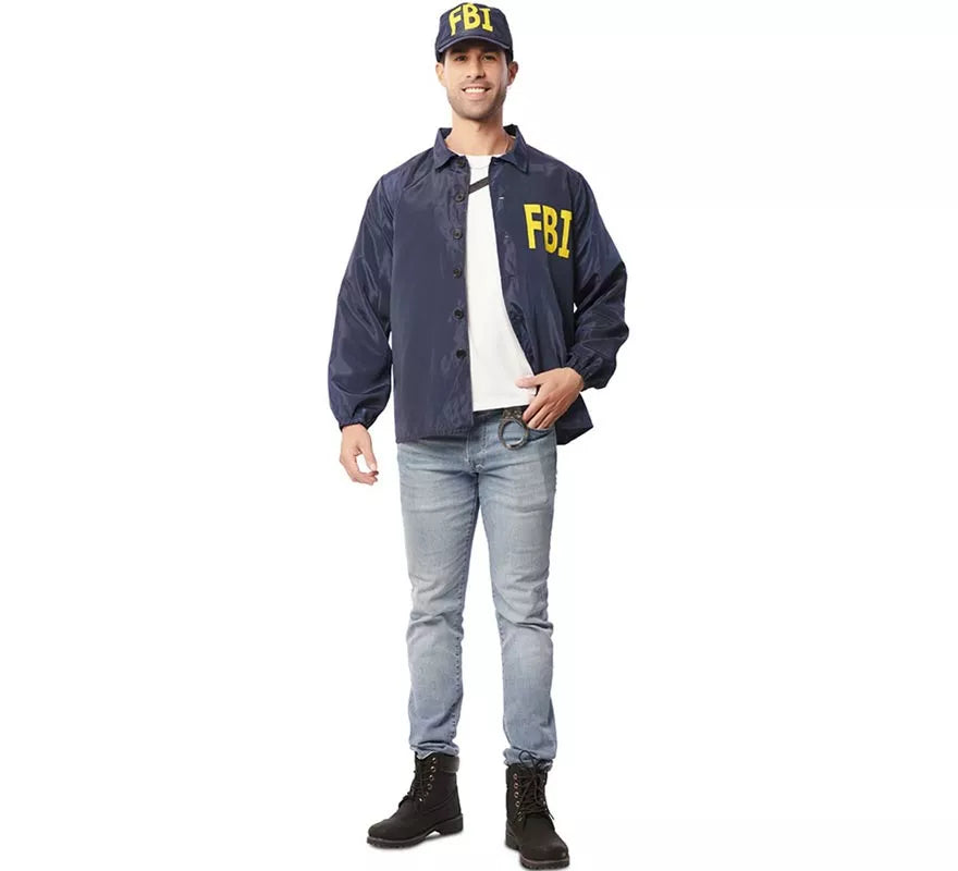 Translation missing: fr.Kit de Agente FBI adulto: Chaqueta y gorra