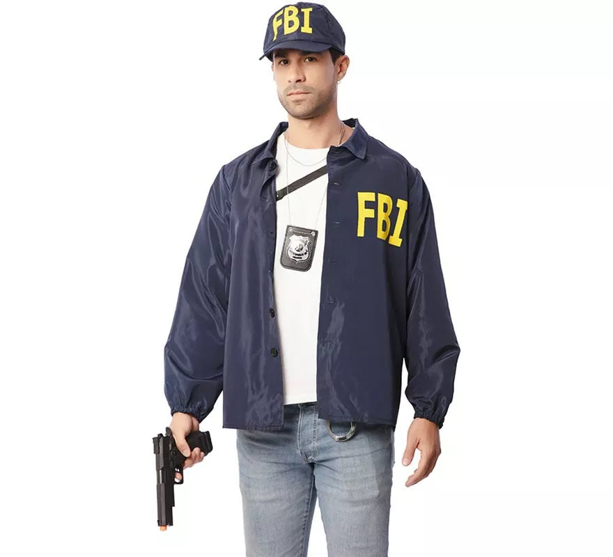 Translation missing: fr.Kit de Agente FBI adulto: Chaqueta y gorra