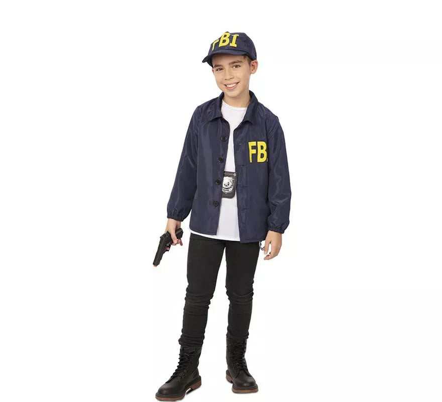 Translation missing: fr.Kit de Agente FBI infantil: Chaqueta y gorra