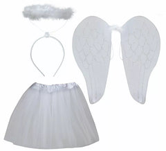Kit Ange Enfant : Ailes, bandeau et jupe