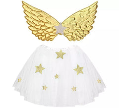 Kit d'ange pour enfants : ailes et tutu