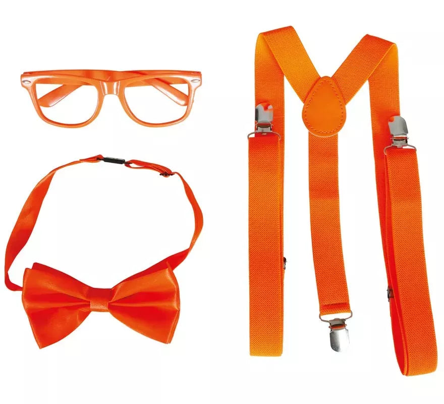 Translation missing: fr.Kit de Animador adulto: Gorra, Pajarita, Tirantes y Gafas