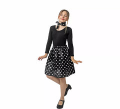 Kit Rasete années 50 pour fille : écharpe et jupe