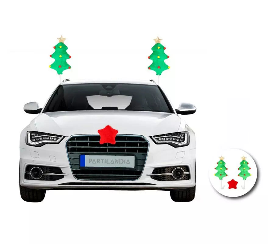 Translation missing: fr.Kit de Árboles de Navidad y estrella de decoración para Coche
