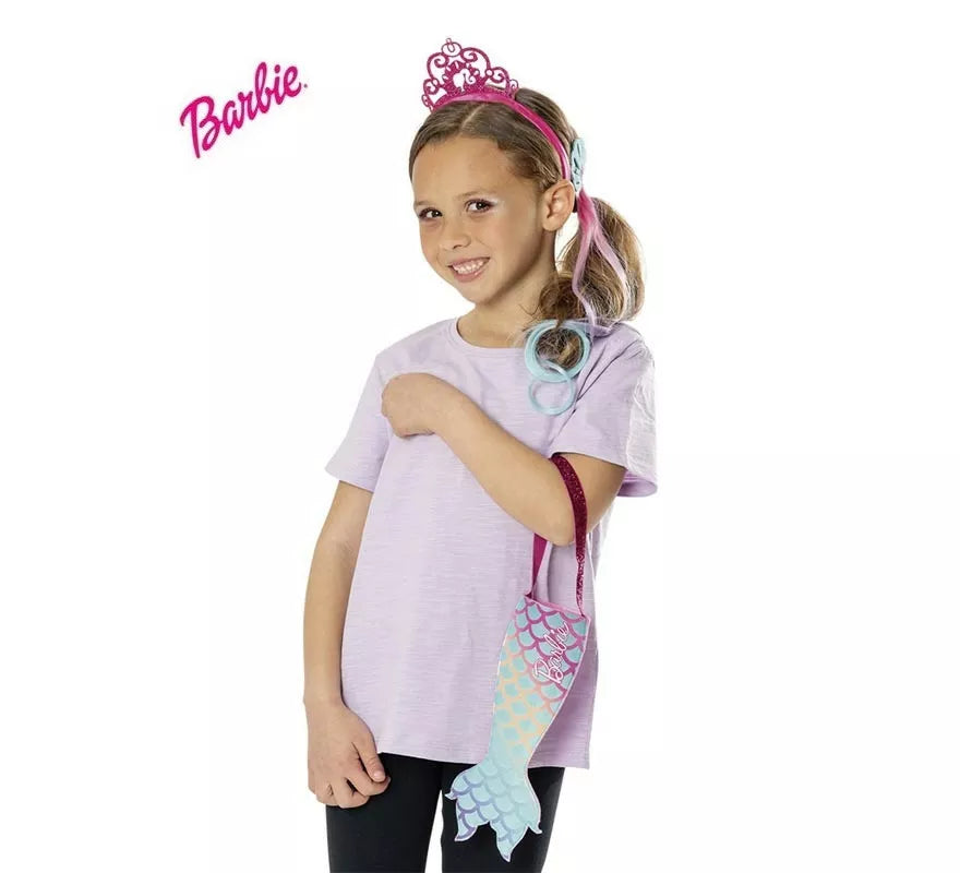 Translation missing: fr.Kit de Barbie Sirena infantil: Bolso, diadema y tocado