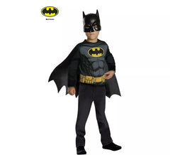 Kit Batman noir et jaune : haut et masque