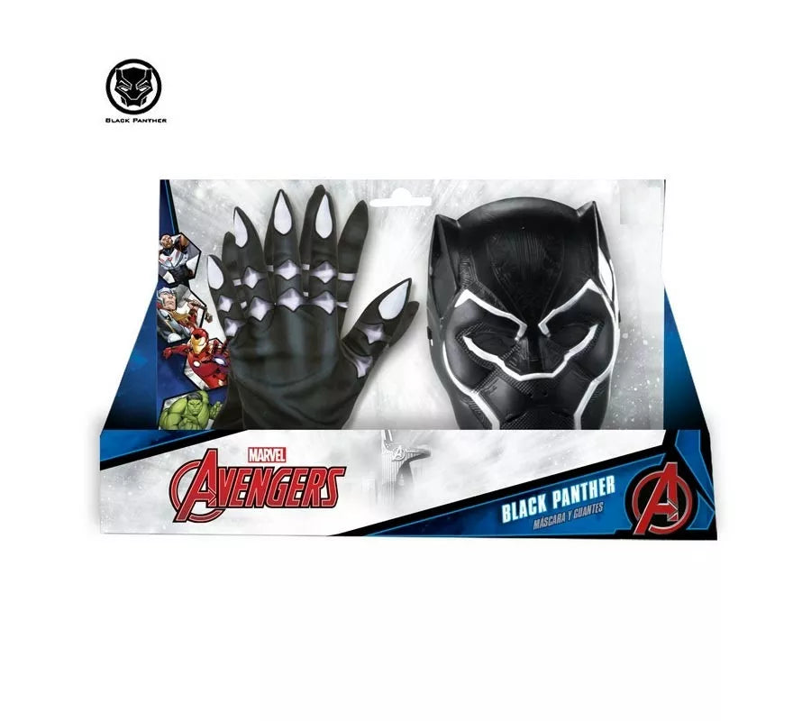 Translation missing: fr.Kit de Black Panther infantil: Guantes y Máscara