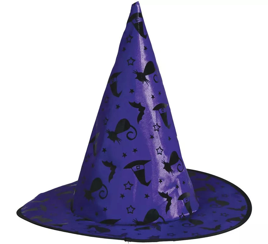 Translation missing: fr.Kit de Bruja lila Infantil: Capa y Sombrero