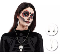 Kit Crâne : Collier et Boucles d'Oreilles