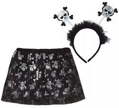 Kit Crâne Enfant : Tutu et Bandeau 30 cm