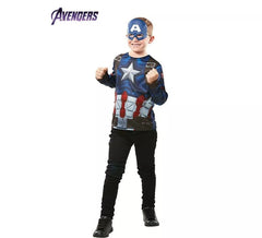 Kit Captain America enfant : haut et masque