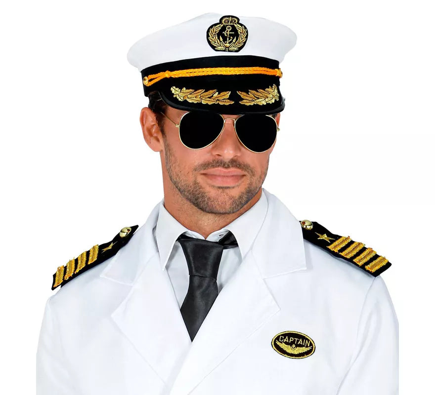 Translation missing: fr.Kit de Capitán Marino: Gorra, Gafas y Presillas de grado