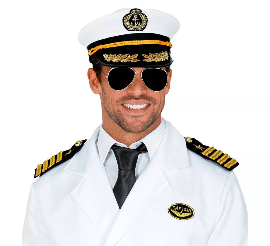 Translation missing: fr.Kit de Capitán Marino: Gorra, Gafas y Presillas de grado