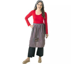 Kit Vendeuse de Châtaignes pour femmes: Tablier et Foulard