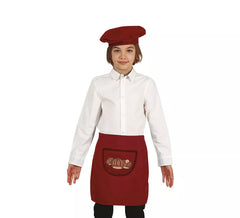 Kit Castañero pour enfants : béret et tablier marron