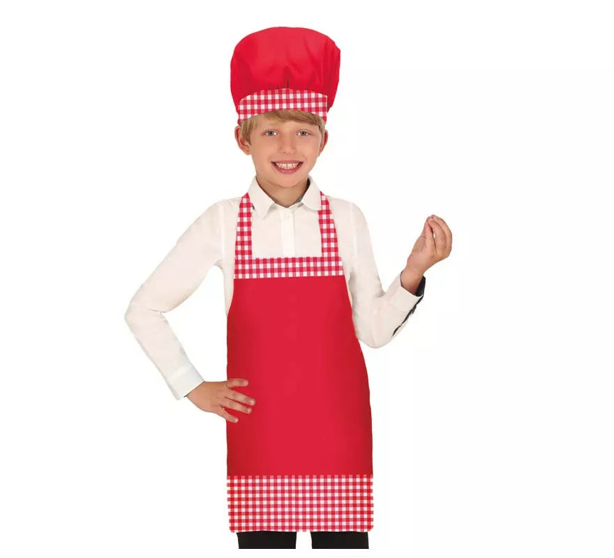 Translation missing: fr.Kit de Cocinero infantil: Gorro y Delantal en varios colores