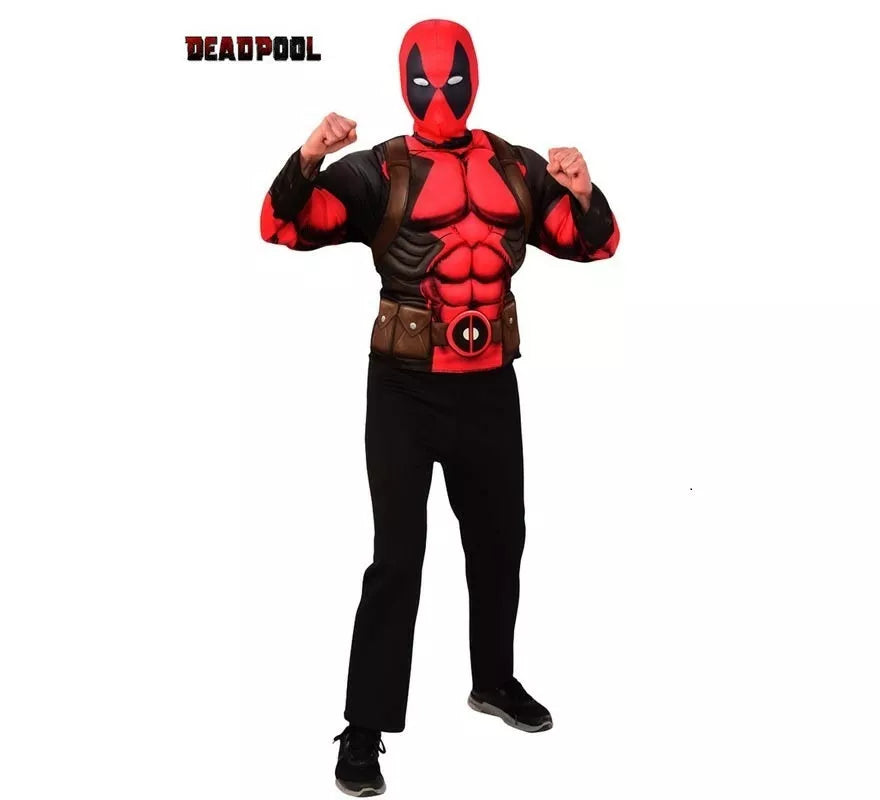 Translation missing: fr.Kit de Deadpool adulto: Top y Máscara