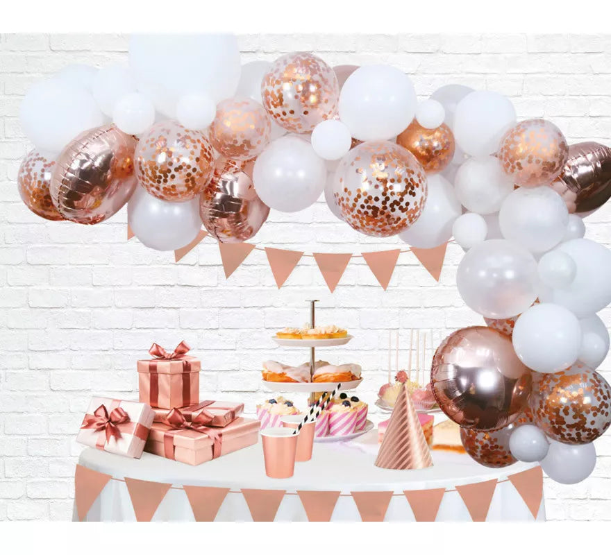 Translation missing: fr.Kit de Decoración con Globos Oro Rosa