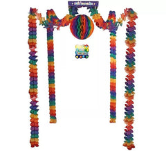 Kit de Décoration Joyeux Anniversaire 4 Guirlandes 3 mts