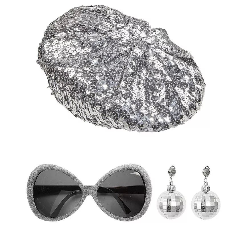 Translation missing: fr.Kit de Disco Babe: Gorro, Gafas y Pendientes