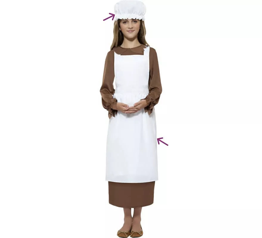 Translation missing: fr.Kit de Doncella: Delantal y Gorro con volantes
