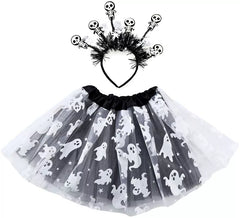 Kit Fantôme : Bandeau et Tutu Enfant