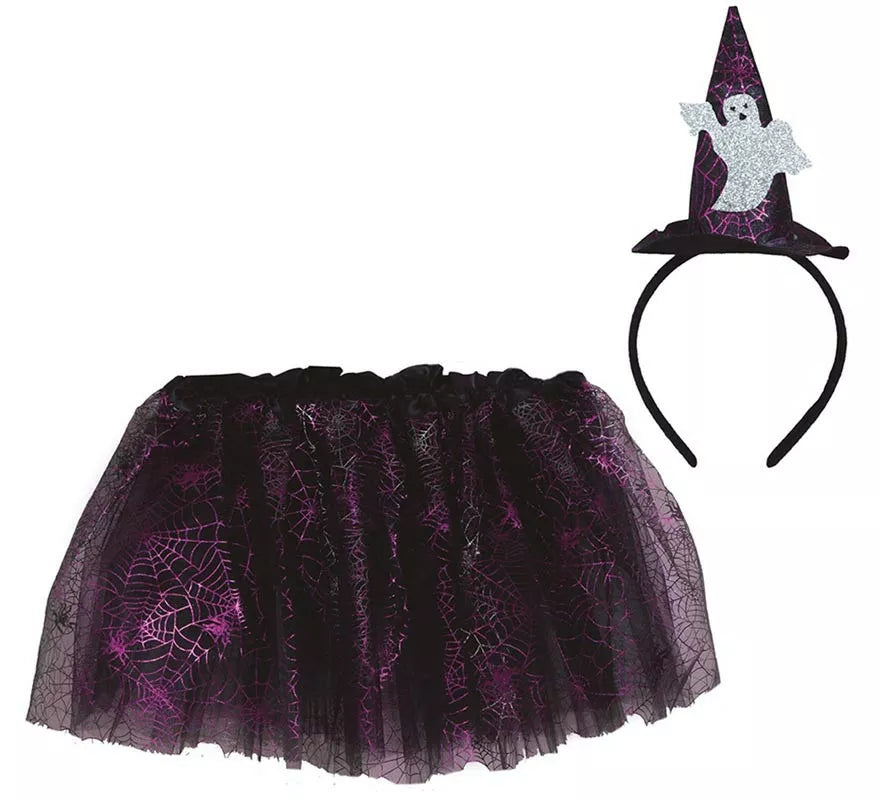 Translation missing: fr.Kit de Fantasma Infantil: Tutú y Diadema 30 cm