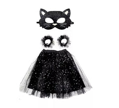 Kit Chat Noir : Tutu, Bracelets et Masque