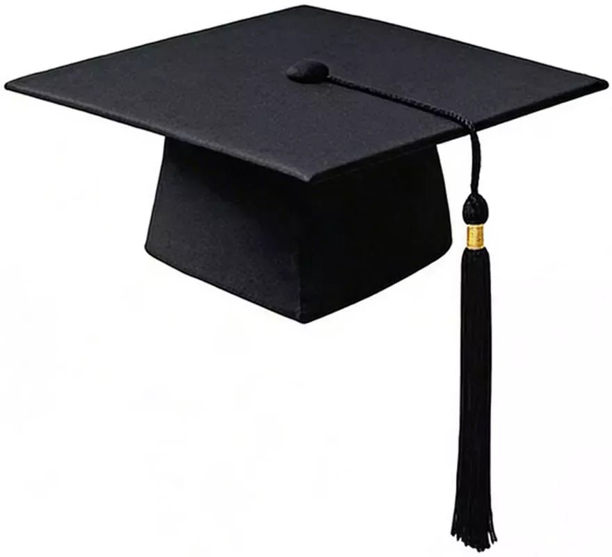 Kit de Graduado adulto: Birrete negro y Estola o Banda dorada