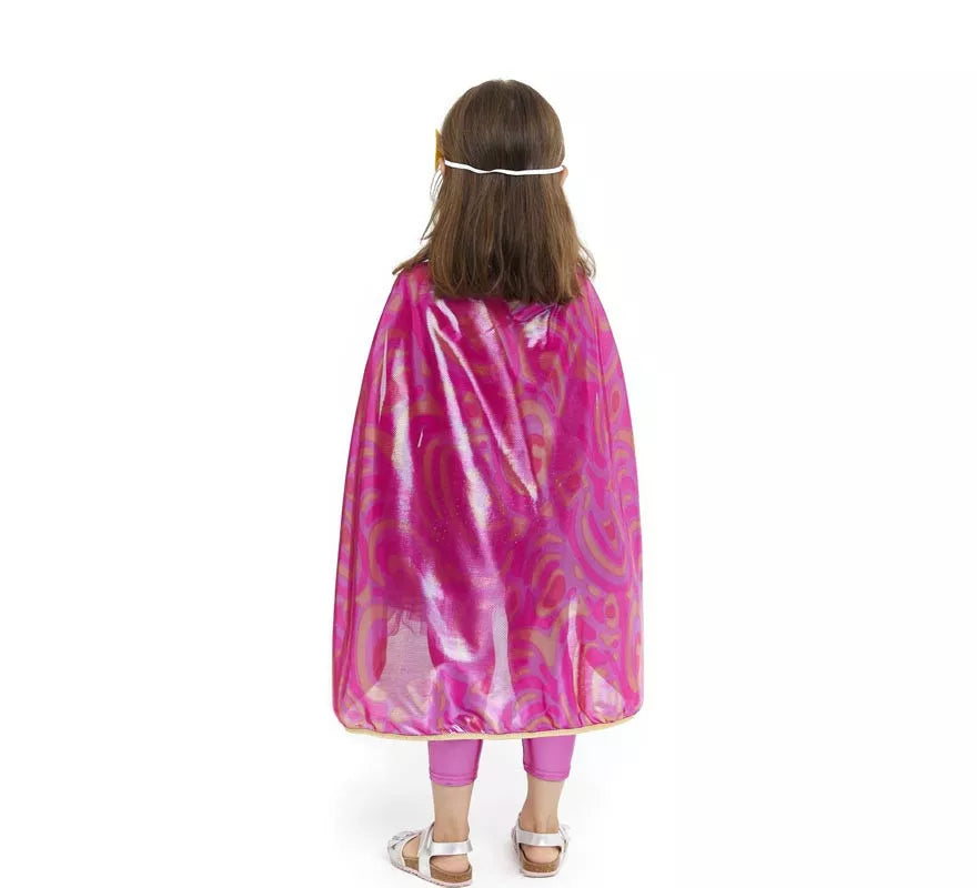 Translation missing: fr.Kit de Heroína rosa infantil: Capa, Antifaz y Falda
