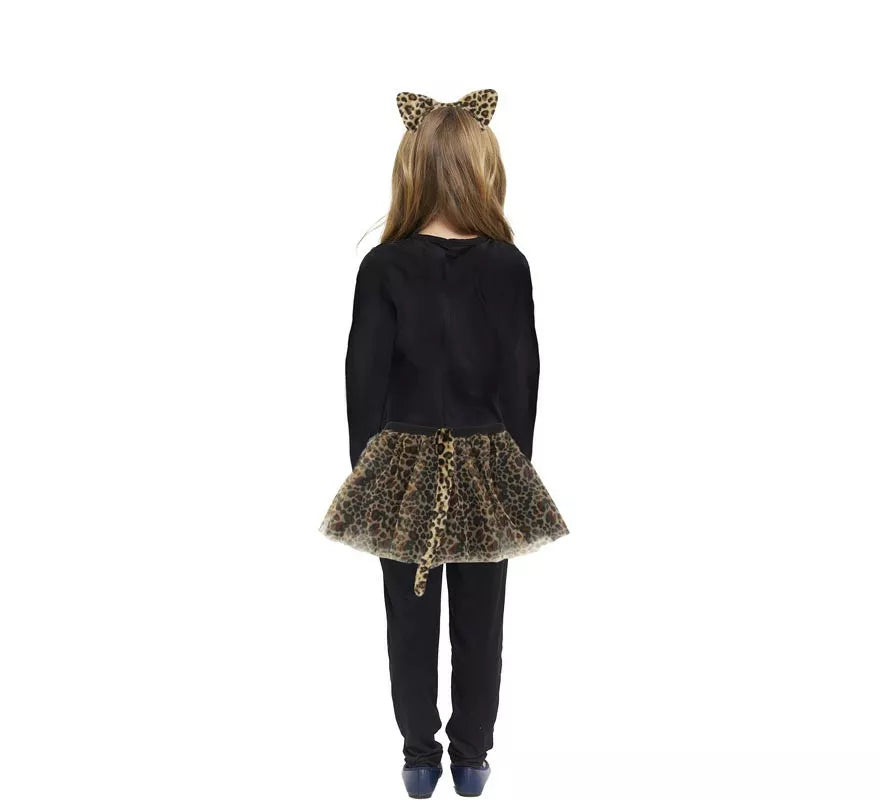 Translation missing: fr.Kit de Leopardo infantil: Tutú, diadema, pajarita y cola